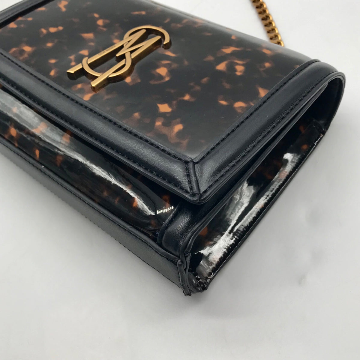 Steve Madden Tortoise Synthetic T-Flap Crossbody Bag