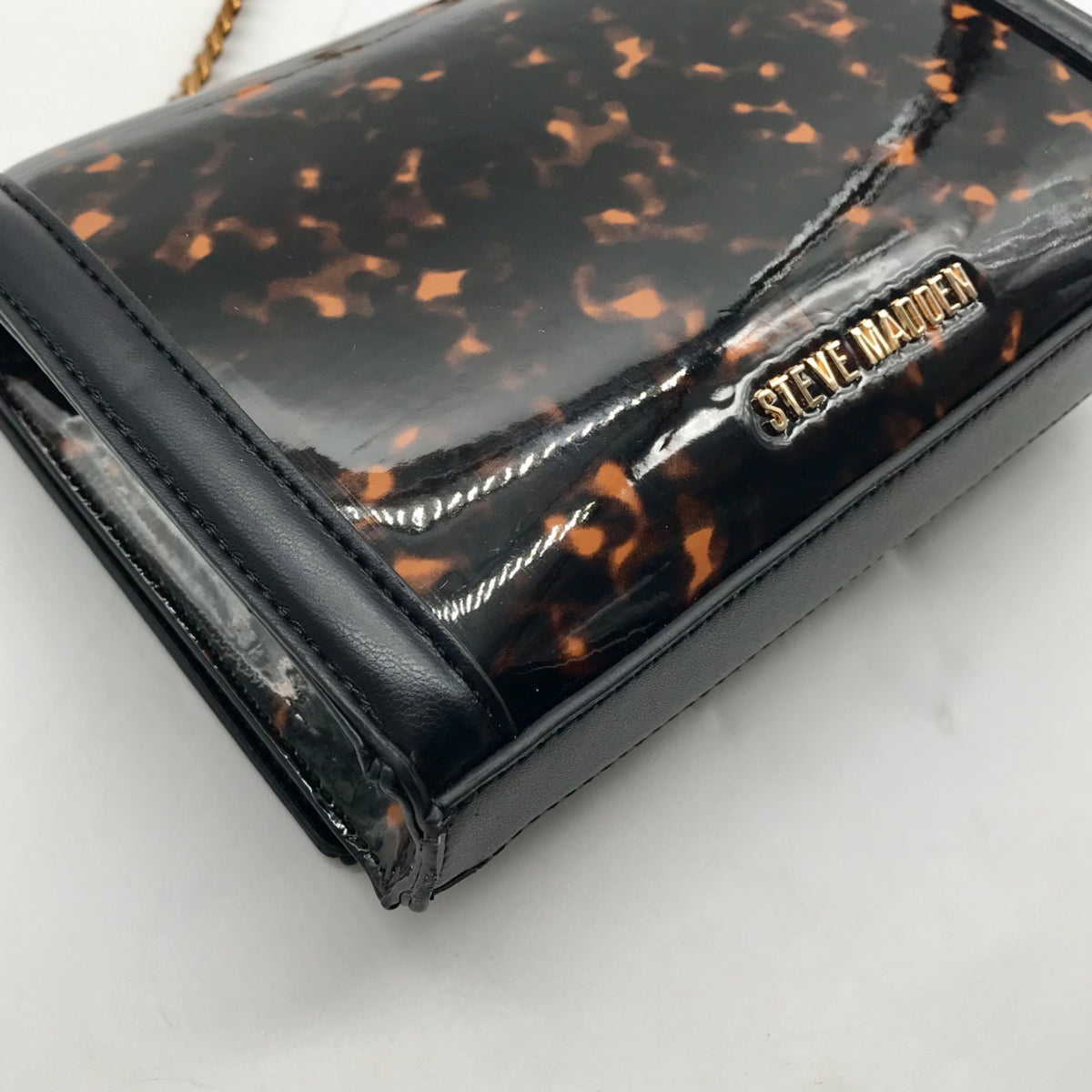 Steve Madden Tortoise Synthetic T-Flap Crossbody Bag