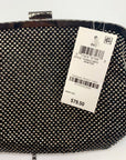 I.N.C. International Concepts Patsy Pewter Diamond Mesh Frame Clutch