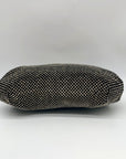 I.N.C. International Concepts Patsy Pewter Diamond Mesh Frame Clutch
