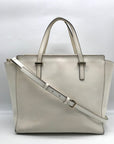 Kate Spade White Saffiano Leather Large Cedar Street Hayden Convertible Satchel