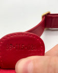 Gucci Red Smooth Leather Belt Bag