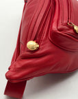 Gucci Red Smooth Leather Belt Bag