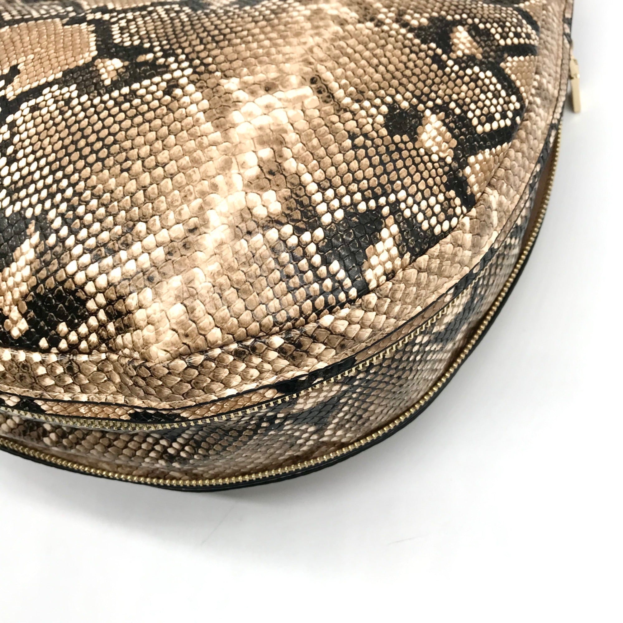 I.N.C. International Concepts Camel Snake Embossed Crossbody Bag