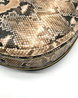 I.N.C. International Concepts Camel Snake Embossed Crossbody Bag