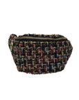 Betsey Johnson Multi-Color Plaid Tweed Fanny Pack
