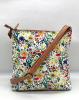 Rieker Floral and Tan Crossbody Bag