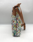 Rieker Floral and Tan Crossbody Bag