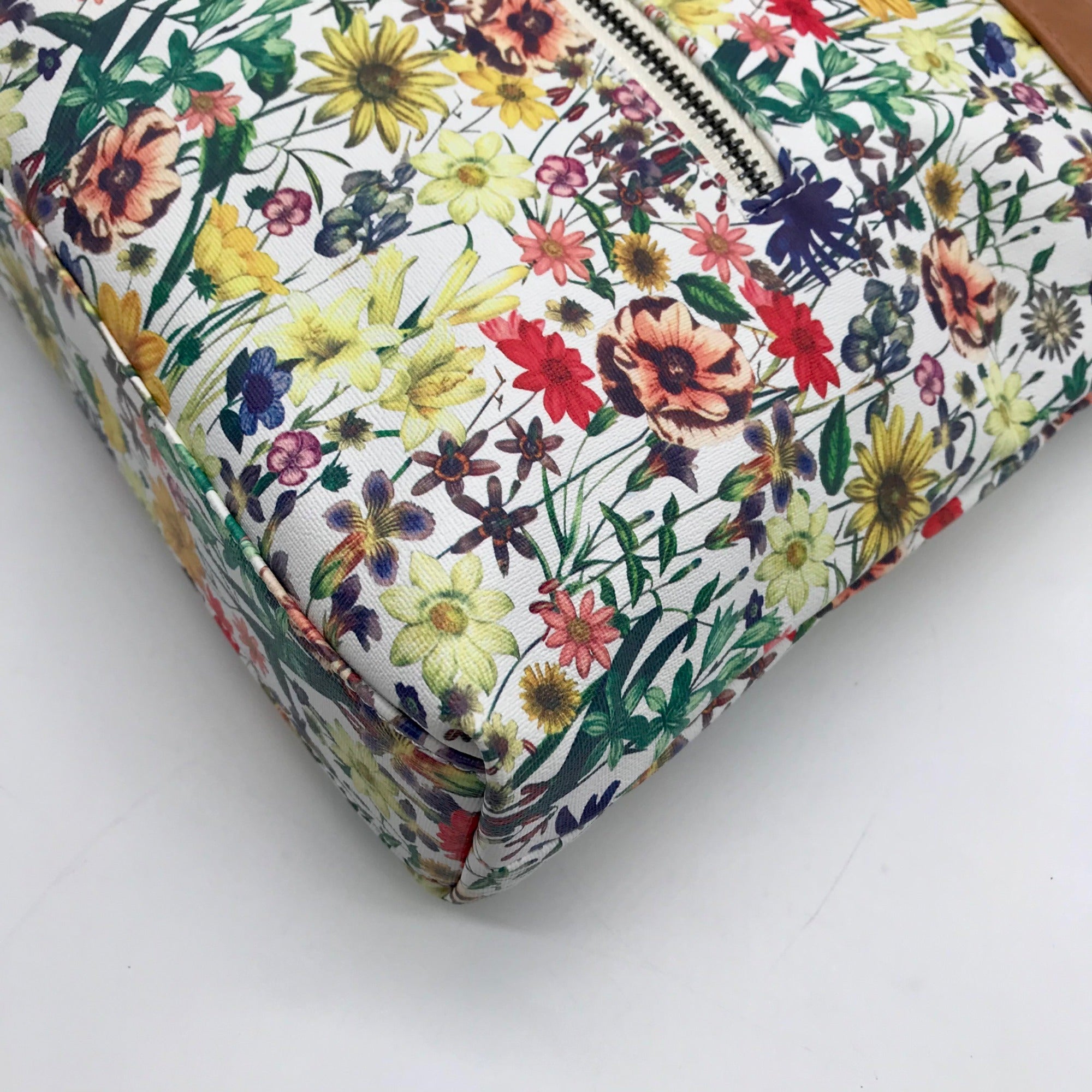 Rieker Floral and Tan Crossbody Bag