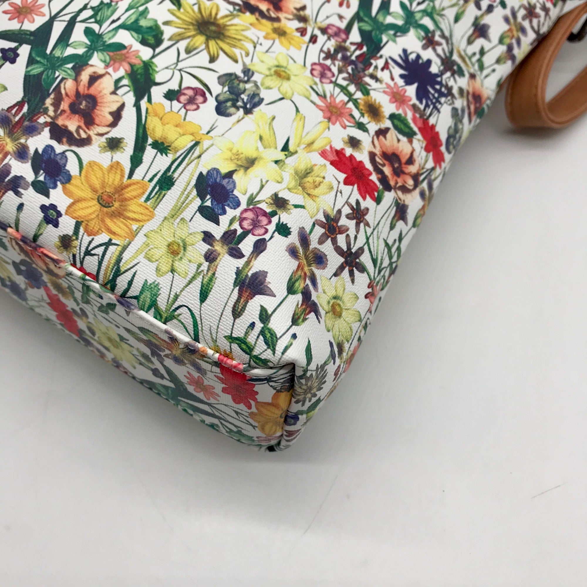 Rieker Floral and Tan Crossbody Bag