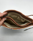 Rieker Floral and Tan Crossbody Bag