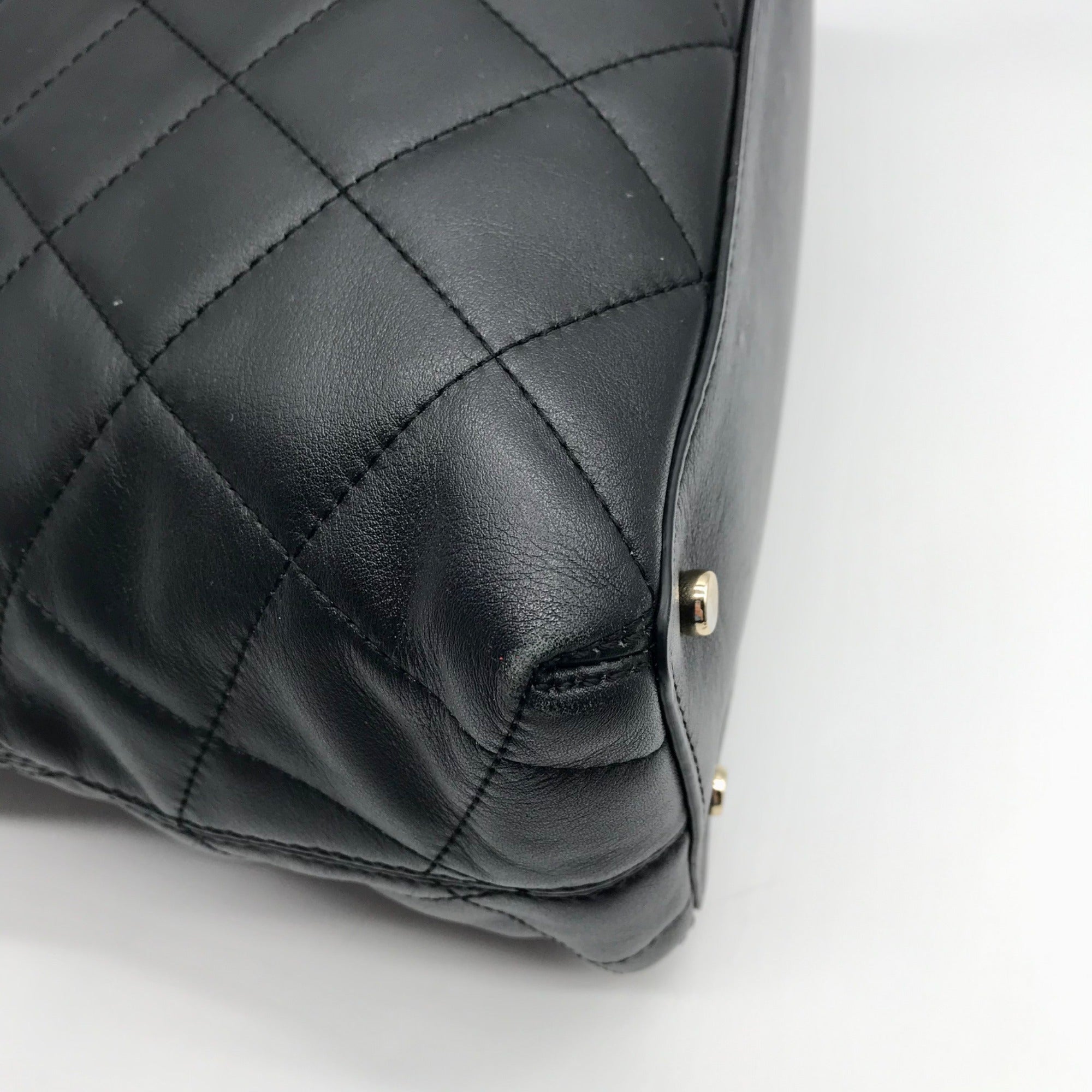 Kate Spade Black Quilted Leather Olivera Emerson Place Satchel