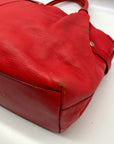 Kate Spade Red Leather Berkshire Road Stevie Satchel Bag