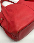 Kate Spade Red Leather Berkshire Road Stevie Satchel Bag