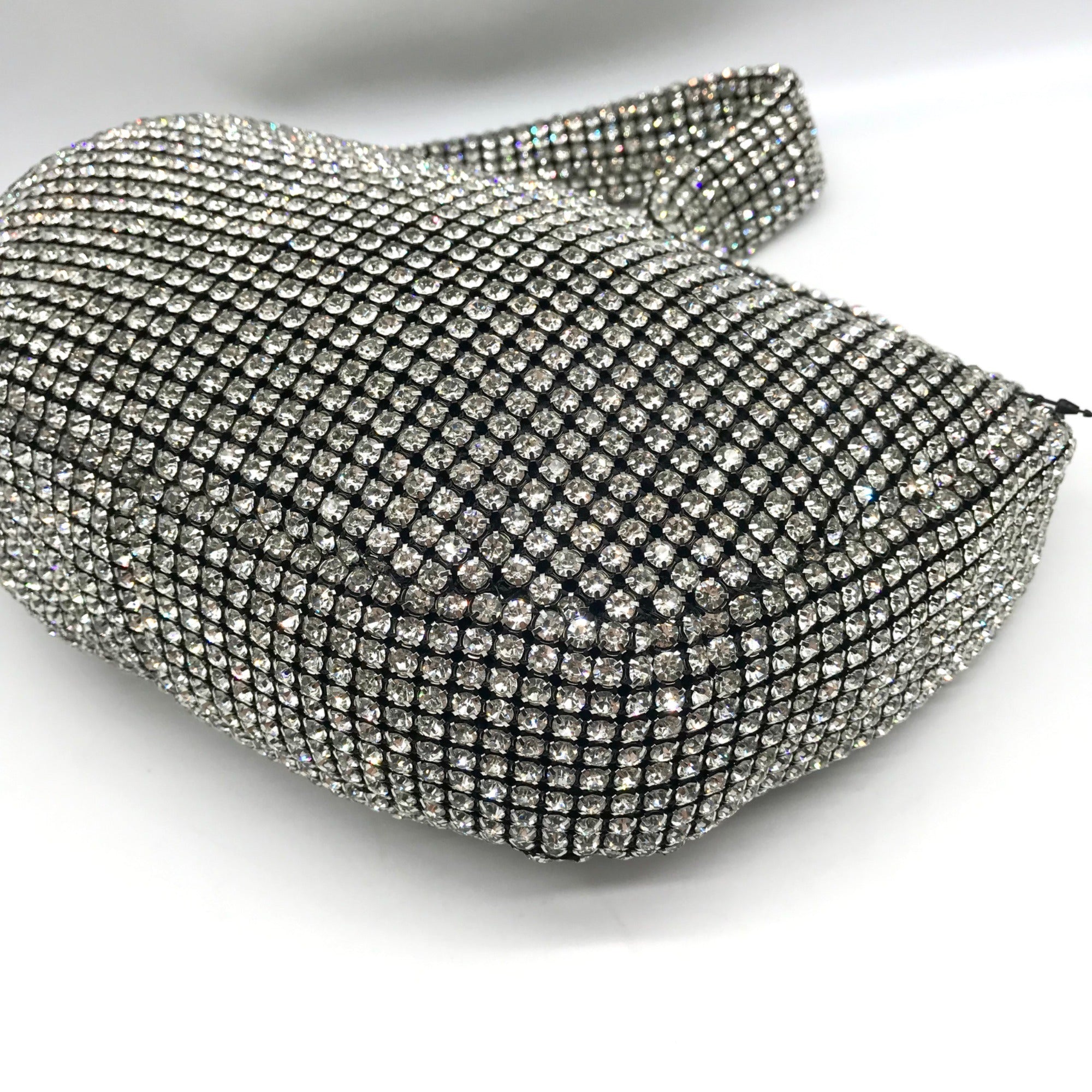 I.N.C. International Concepts Black Diamond Mesh Hobo Bag