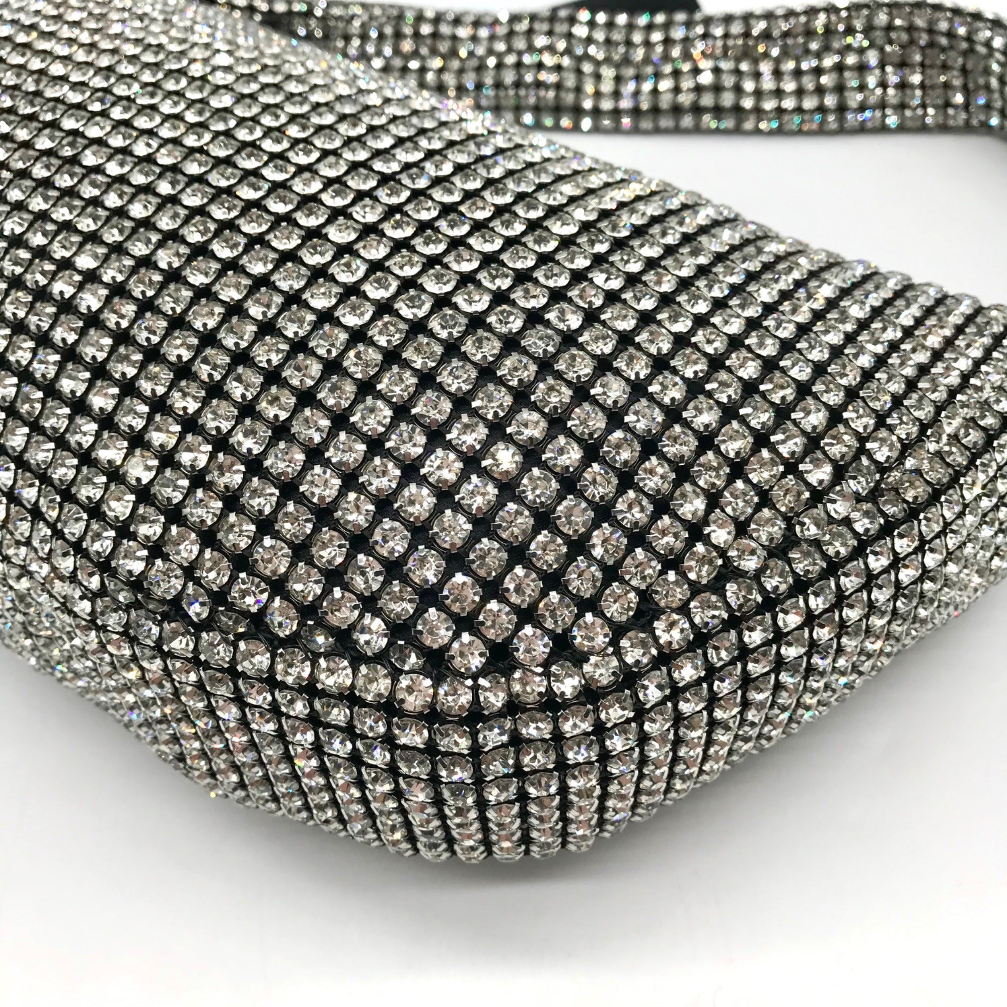 I.N.C. International Concepts Black Diamond Mesh Hobo Bag