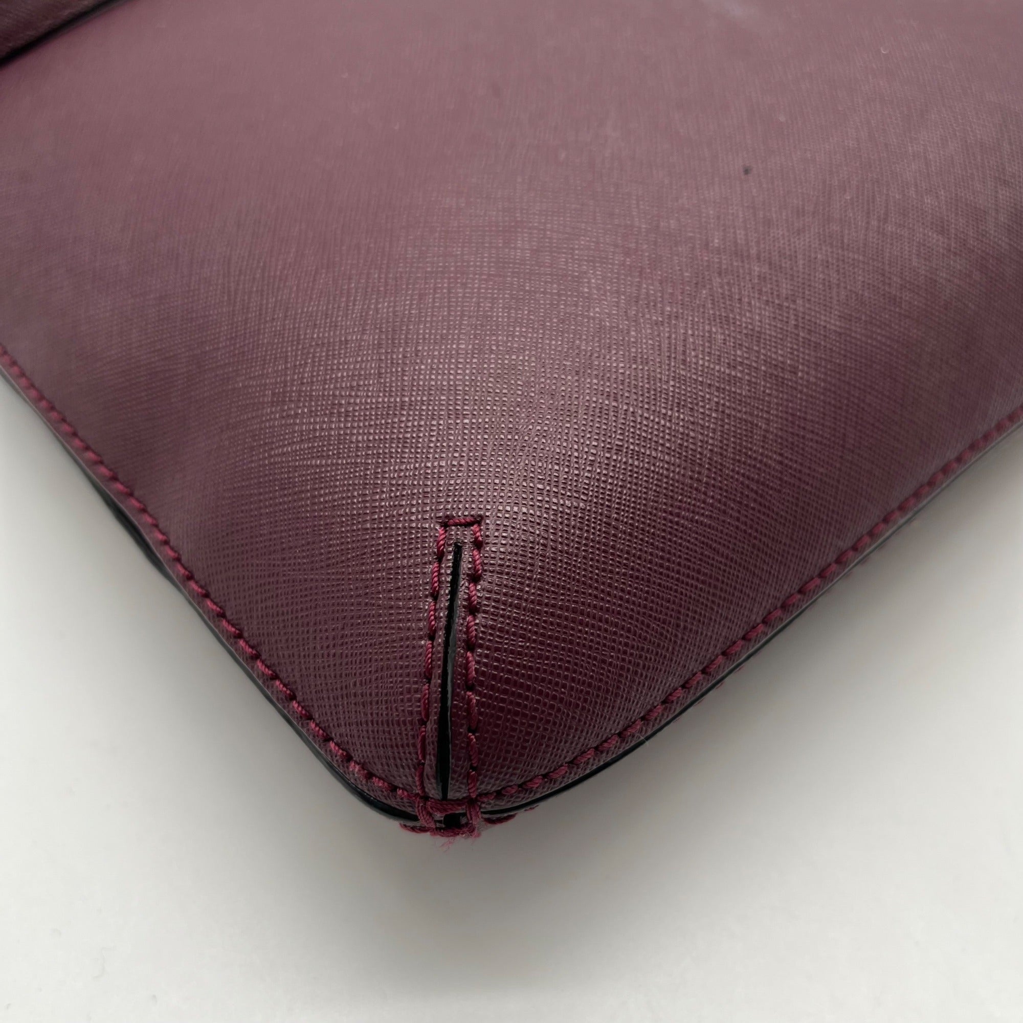 Kate Spade Plum Saffiano Leather Laurel Way Rima Crossbody
