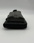 Montana West Black Leather Western Tooled Phone Case Crossbody Wallet