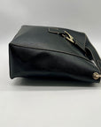 Dooney & Bourke Black Leather Shopper Tote Bag