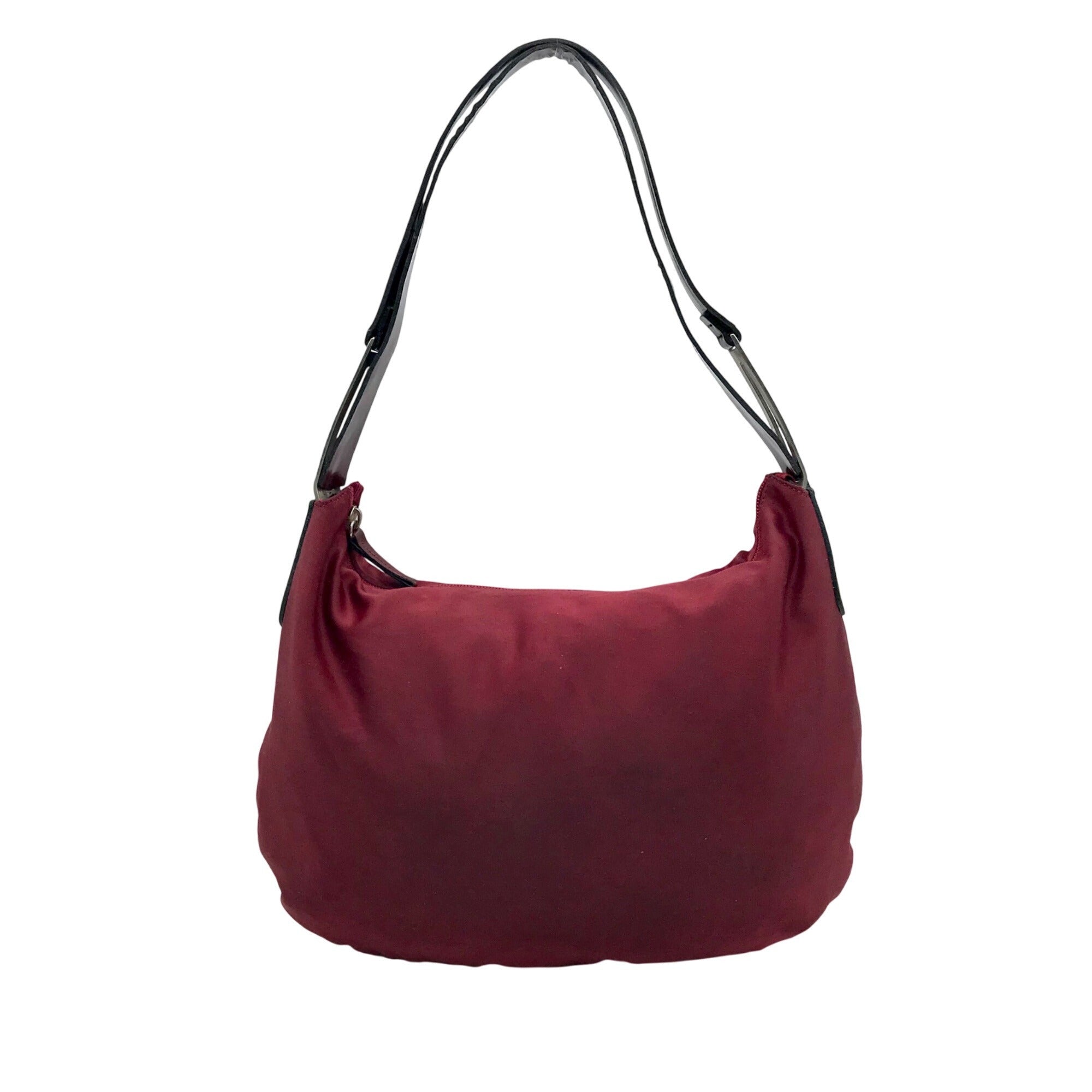 Gianni Chiarini Maroon Hobo Shoulder Bag