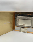 Michael Kors Metallic Gold Fabric Maeve Small East West Pocket bag