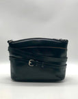 Patricia Nash Black Leather Convertible Shoulder Bag