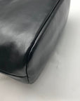 Patricia Nash Black Leather Convertible Shoulder Bag