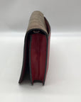 Coach Brown Monogram Coated Canvas Wallet