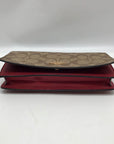 Coach Brown Monogram Coated Canvas Wallet