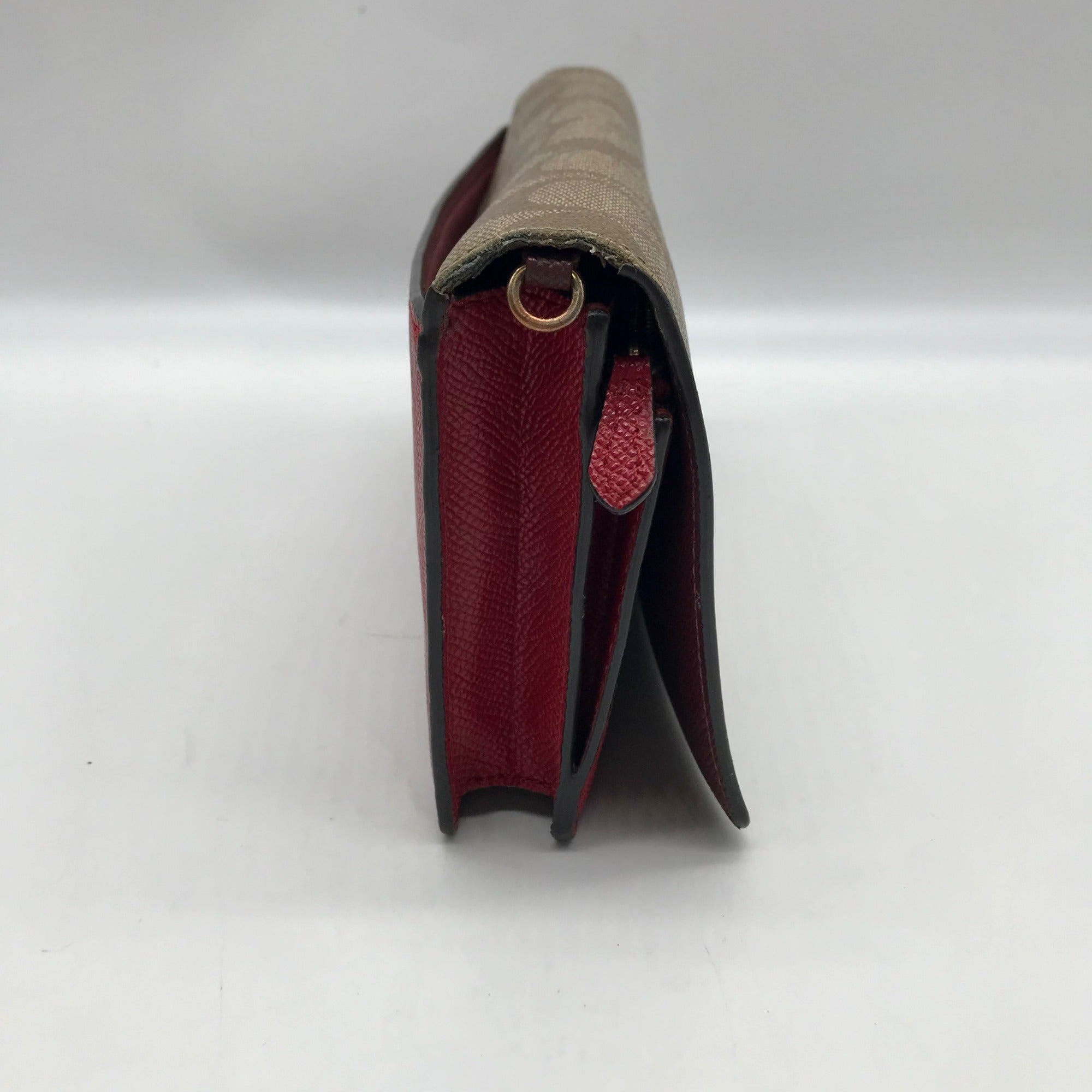Coach Brown Monogram Coated Canvas Wallet