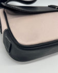 Coach Ivory Canvas Hampton Flap Shoulder Bag