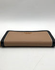 Kate Spade Color-blocked Saffiano Leather Zip-Around Wallet
