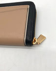 Kate Spade Color-blocked Saffiano Leather Zip-Around Wallet