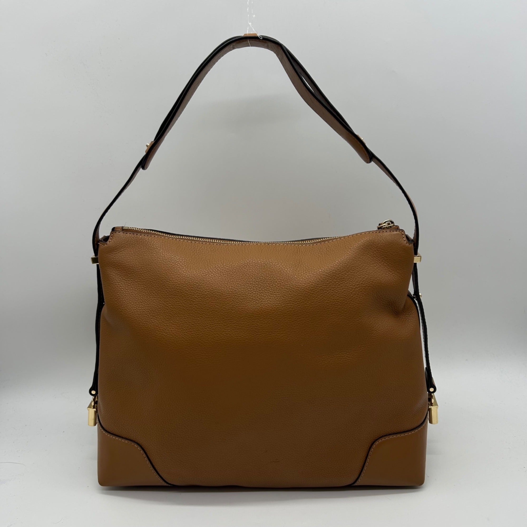 Michael Kors Brown Crosby Leather Hobo Shoulder Bag