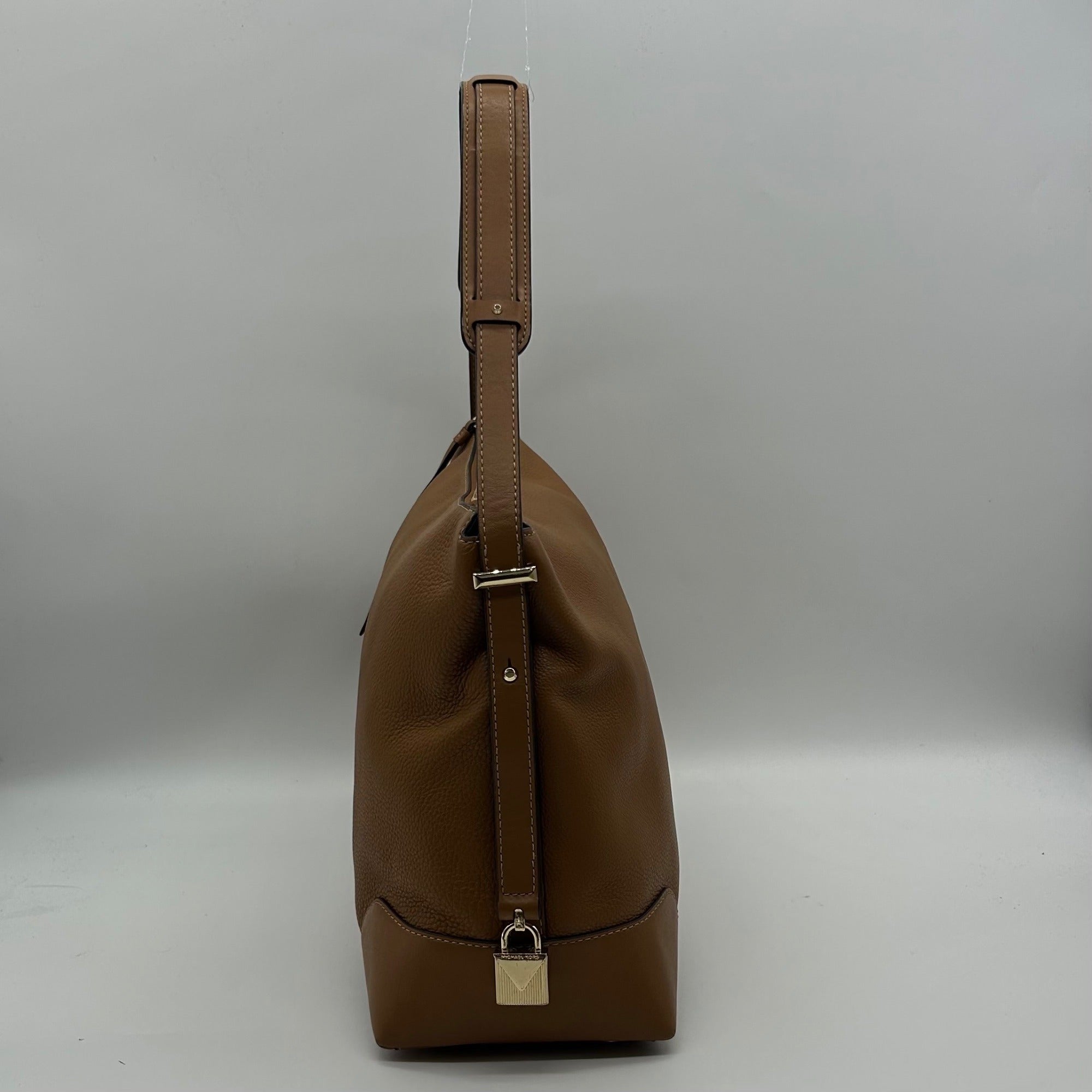 Michael Kors Brown Crosby Leather Hobo Shoulder Bag