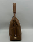 Michael Kors Brown Crosby Leather Hobo Shoulder Bag