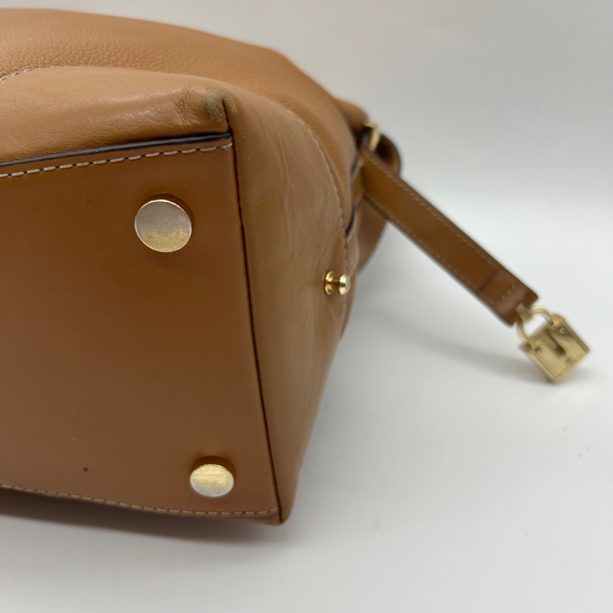 Michael Kors Brown Crosby Leather Hobo Shoulder Bag