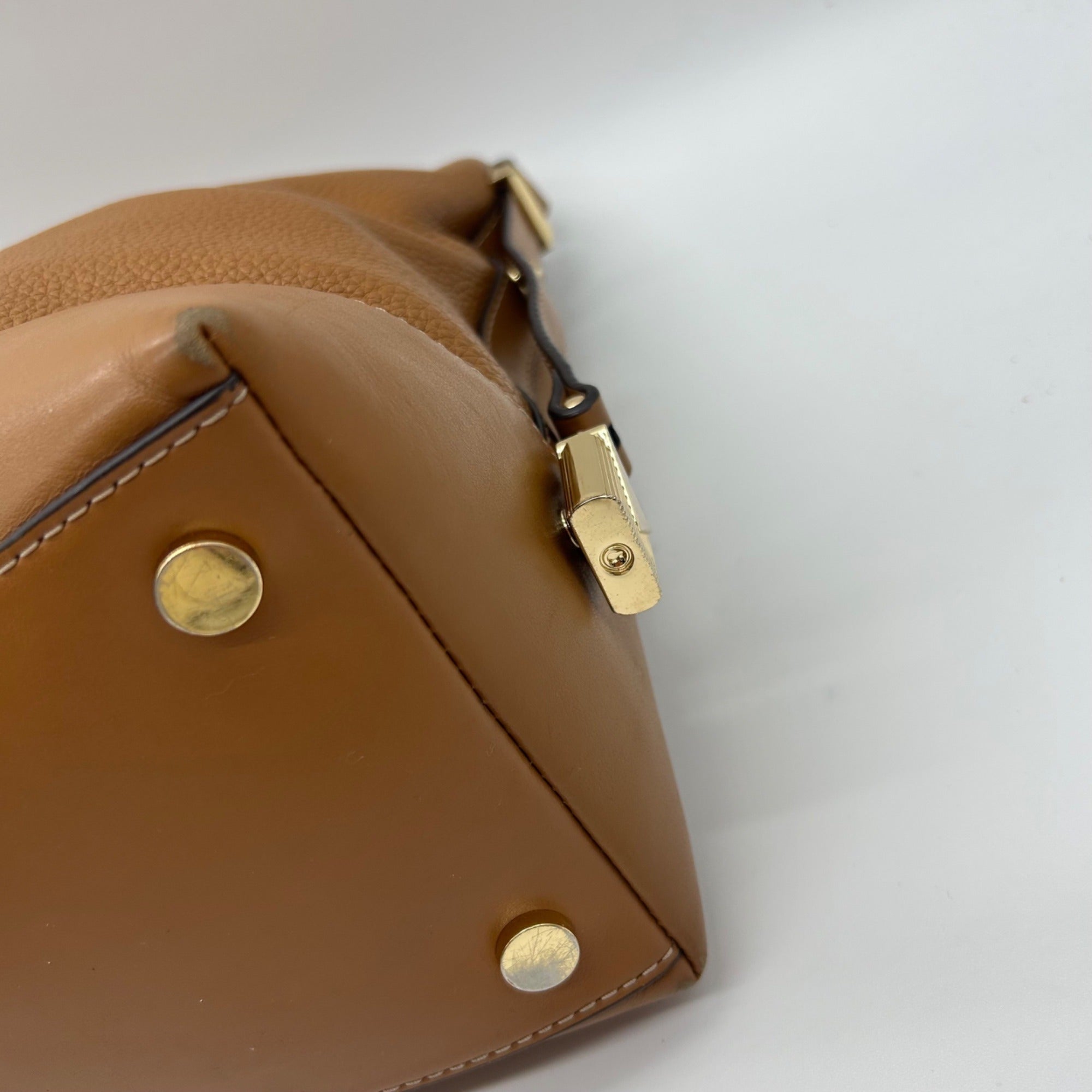 Michael Kors Brown Crosby Leather Hobo Shoulder Bag