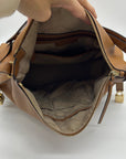 Michael Kors Brown Crosby Leather Hobo Shoulder Bag