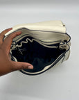 Calvin Klein White Leather Crossbody Bag
