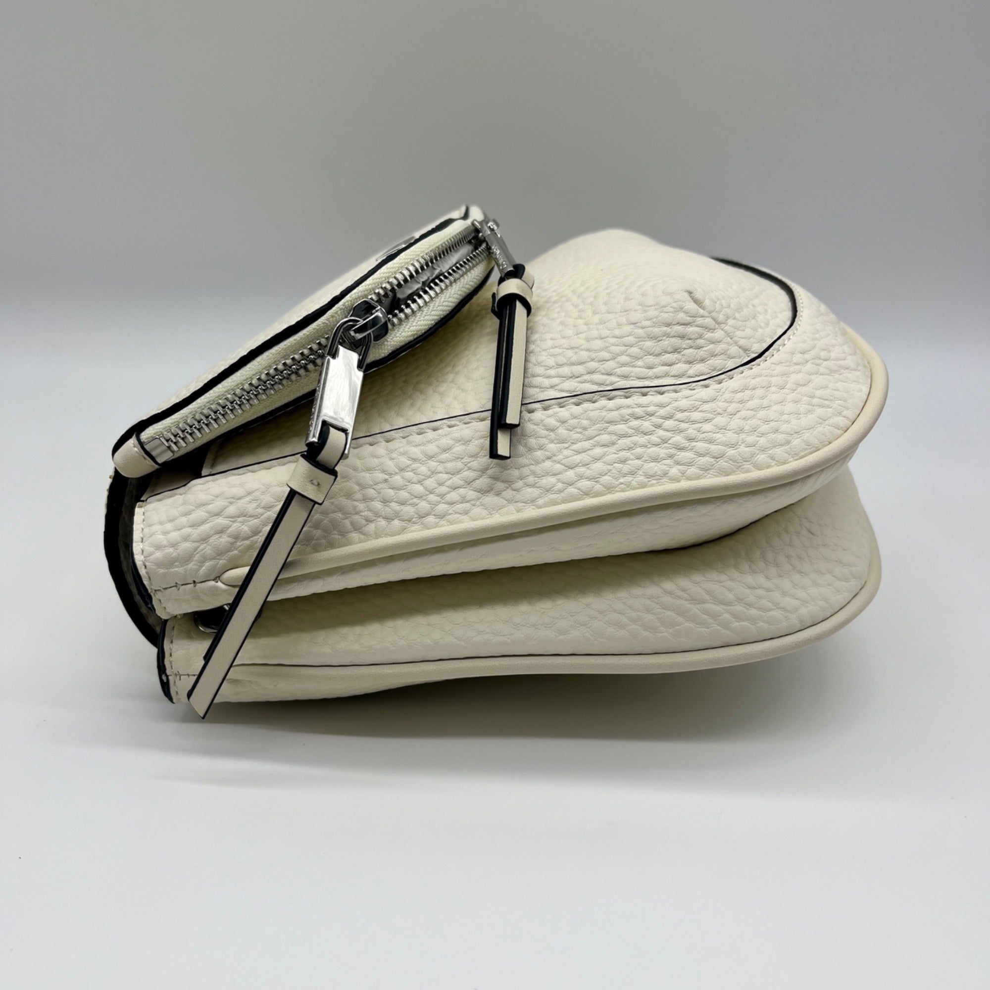 Calvin Klein White Leather Crossbody Bag