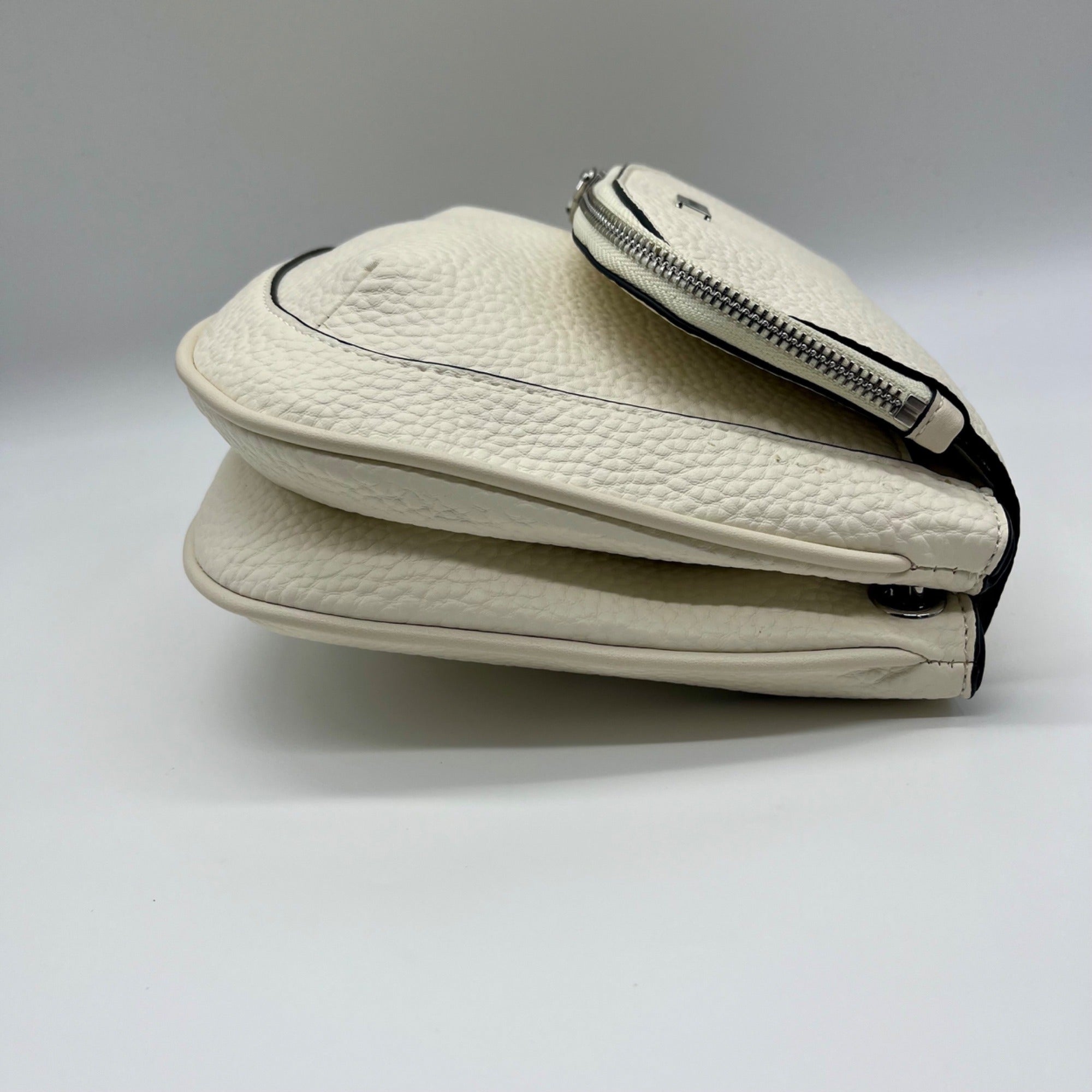 Calvin Klein White Leather Crossbody Bag