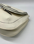 Calvin Klein White Leather Crossbody Bag