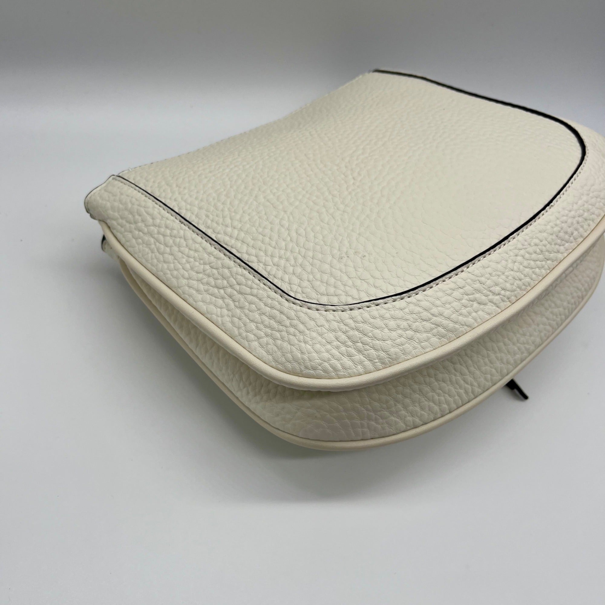 Calvin Klein White Leather Crossbody Bag