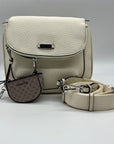 Calvin Klein White Leather Crossbody Bag