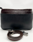 Brighton Two-Tone Brown & Black Crossbody Bag