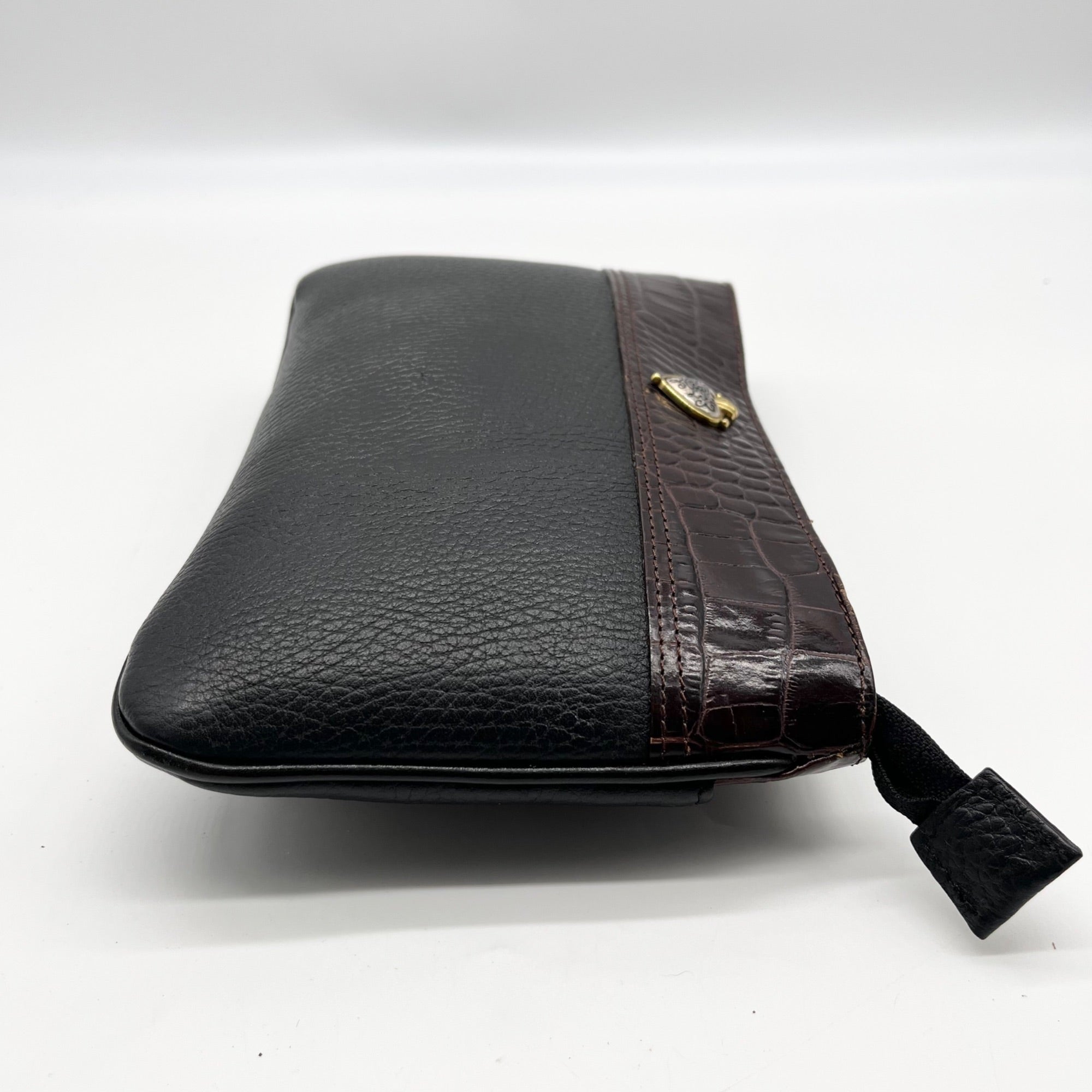 Brighton Two-Tone Brown &amp; Black Crossbody Bag