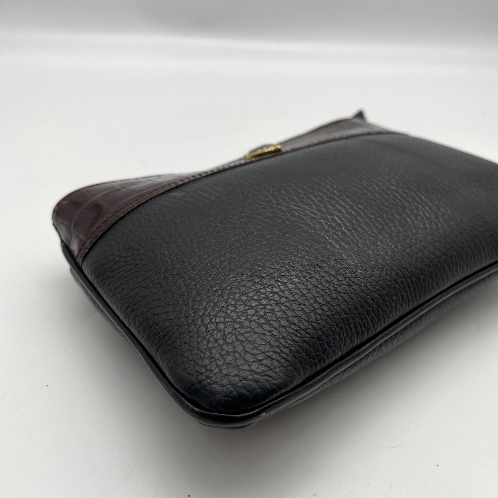 Brighton Two-Tone Brown &amp; Black Crossbody Bag