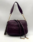 Michael Kors Aria Studded Leather Crossbody Bag