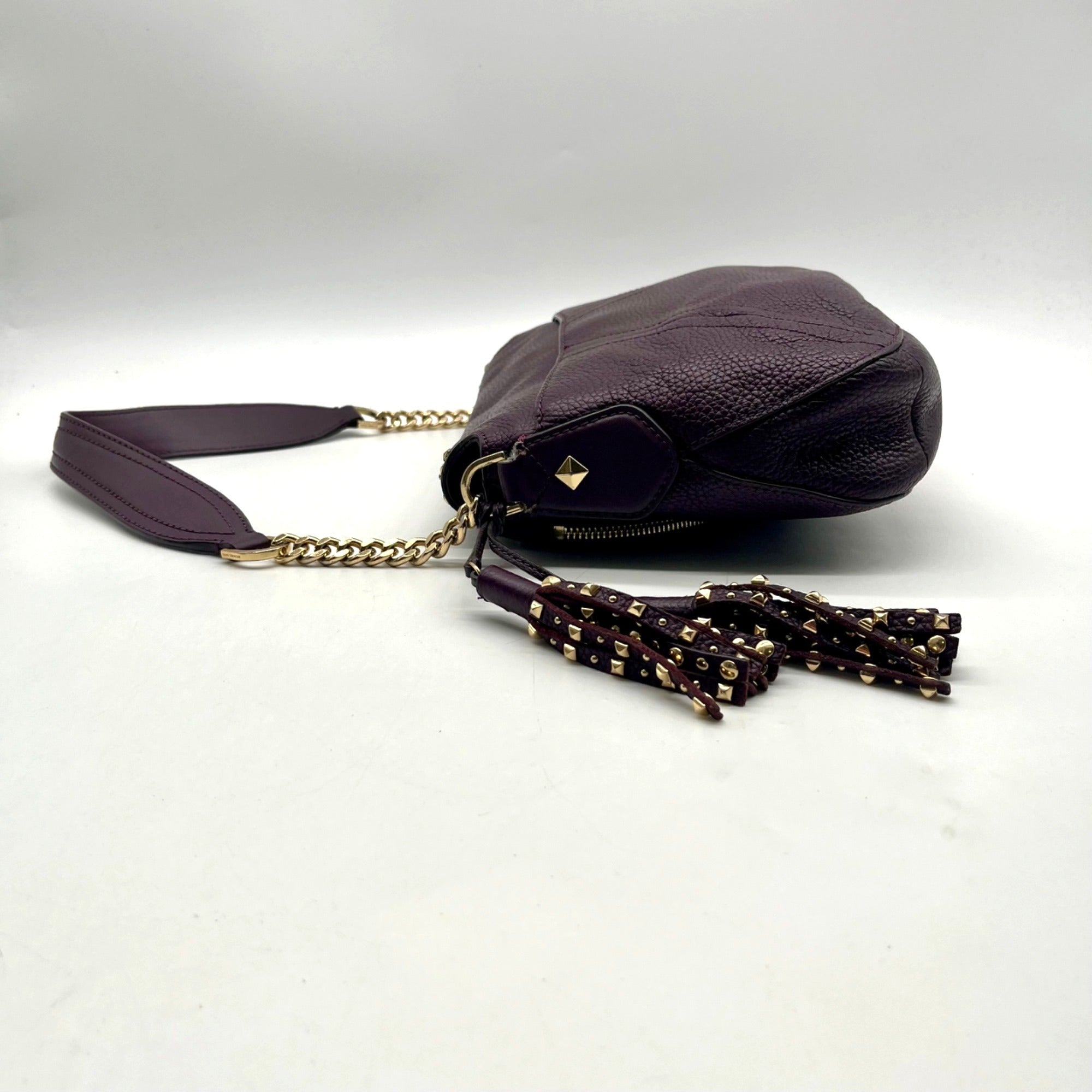 Michael Kors Aria Studded Leather Crossbody Bag